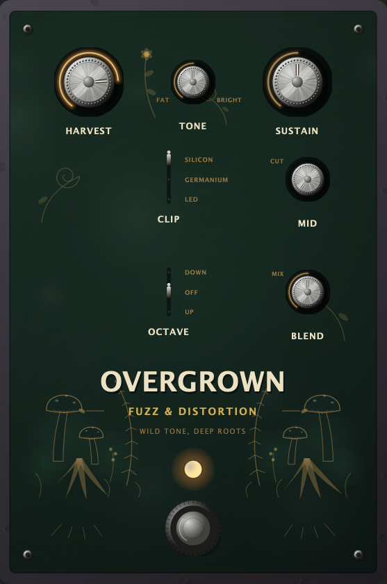Overgrown pedal